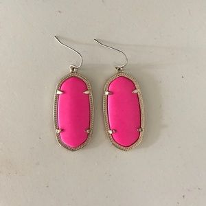 Kendra Scott Earrings - hot pink